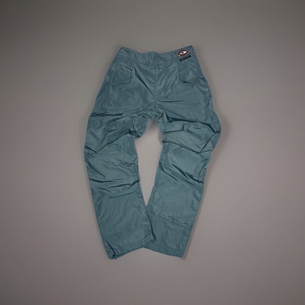 Zaid by Zaid Farouki Size Small Blue Elastic Waist Designer Parachute Pants